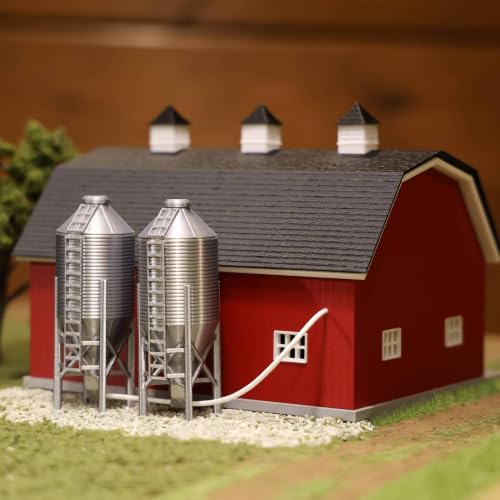 REVD 1/64 10-Ton Feed Bin with Auger & Flex Auger Attachments Toys, 3D Printed, RVD1031
