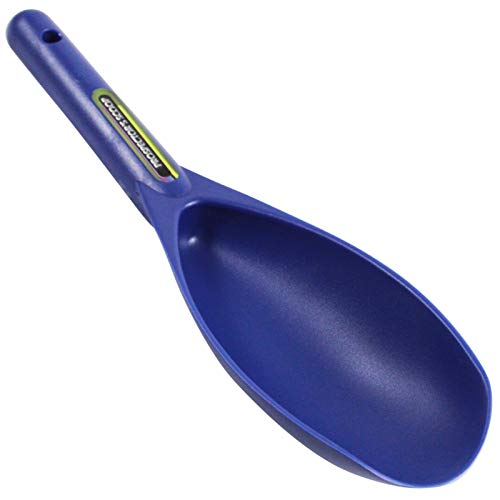SE Blue Prospector's Scoop - 12.5" Heavy-Duty Plastic Tool for Metal Detecting, Gold Panning, Treasure Hunting, and Gardening - color: Blue