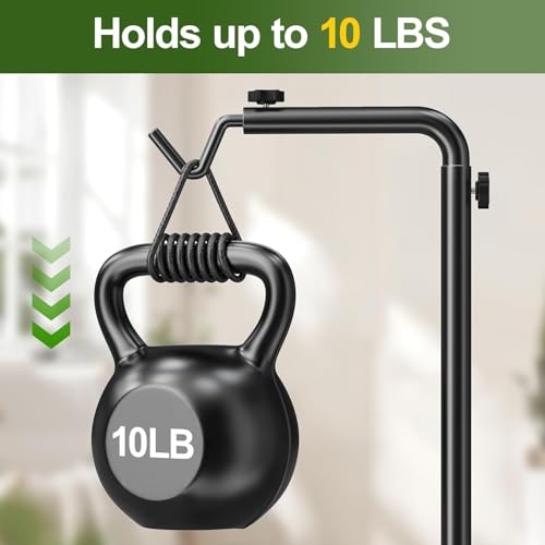 Reptile Heat Lamp Stand, Adjustable 21"-62"H Light Holder, Heavy Base | Heavy Duty, Wide Compatibility for Bearded Dragon, Turtle, Snake, Lizard, Terrarium Tank or Aquarium Use - size: 62" Height