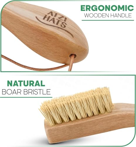 Laundry Stain Remover Clothes Brush Set of 2 Natural Soft Boar Bristle White & Black for Scrubbing Out Tough Stains on Delicate Fabrics, Knits, Cotton, Linens, Small Brush - size: 2 Pack - Black & White