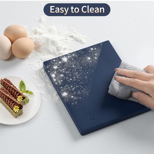 Homebuds 22lb/10kg Food Scale, Precision 0.1oz/1g by Our Professional Scale Factory Since 2001, Kitchen Scales Digital Weight Grams and Ounces for Cooking and Baking, LED, 3*AAA Batteries, Blue - color: Blue