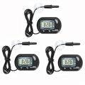 AQUANEAT Aquarium Thermometer, Fish Tank Thermometer, Digital Temperature Test, with Large LCD Display (3 Packs) - size: 3 Packs