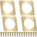 4 Pieces Metal Bird House Guard with Copper Portal Bird House Replacement for Eastern Bluebird Birdhouses(1 1/8 Inch Inner Diameter) - size: 1 1/8 Inch Inner Diameter