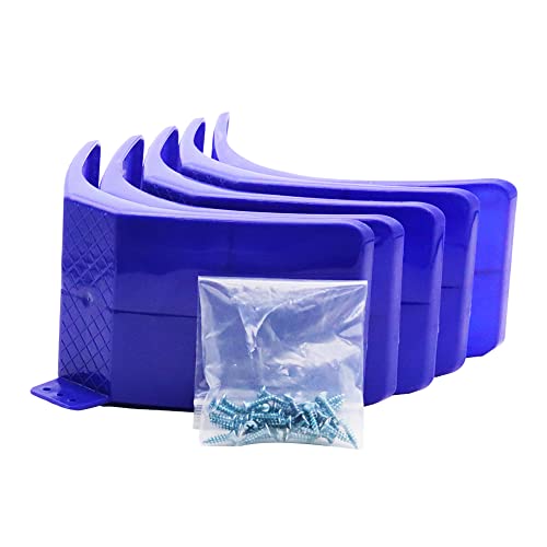 Dove Perch 10sets Plastic Racing Pigeon Rest Stand with Screws | Anti-Chew Lightweight Plastics for Small Birds ,Wall-Mounted Birds Roost Holder, Non-Slip Platmat,Posaderos Para Palomas