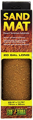 Exo Terra Sand Mat, 20-Gallon - size: 29.5 x 11.75 Inches