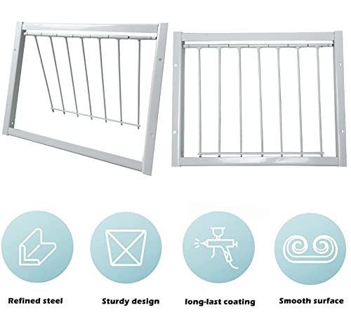 Pigeon Trap Loft Door with Steel Frame, Pigeon Doors Trap Rust Resistant Bird Cage House Door for Racing Pigeons, Pigeons Supplies (12in/ 30cm)
