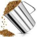 8Cup Dog Food Scoop Stainless Steel Dog Food Measuring Scoop,8 Cup Scoop for Cat or Bird Foods - size: 8 Cup