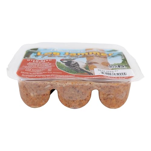 Pine Tree Farms 12 Pack Log Jammer Peanut Suet 3 Plugs Per Pack (36 Total) - size: 3 Count (Pack of 12)