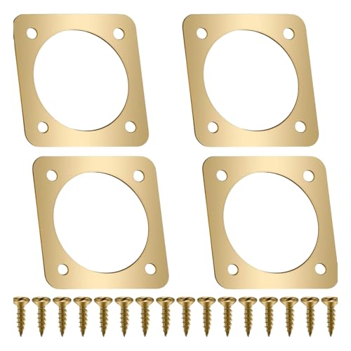 4 Pieces Metal Birdhouse Guard Entrance Metal Protector for Eastern Houses Baffle Mounting