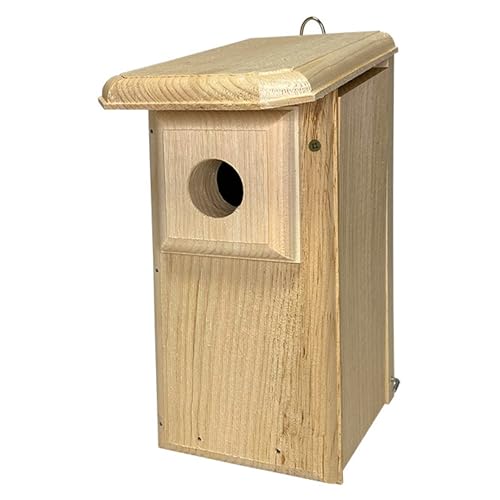 Eastern Bluebird House, Handcrafted in Maine from 1" Eastern White Pine