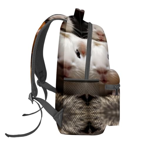 Guinea Pig Pattern Backpack Travel Backpacks Laptop Rucksack,School Bookbag for Women Kids Boys Girls,Pet Back Pack Accessories Bags,Ideal Gifts for Work, Outdoor Adventures - color: Color88