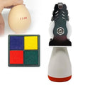 Egg Date Stamps for Fresh Eggs, with a Four-Color Ink Pad,Egg Dater Kit, Date Roller Stamps, Date Label Stamper for Egg Mark Farm Office Shipping Receiving