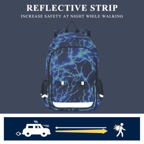 Kids Backpack Elementary Middle School Bags for Boys Girls | Travel, Daypack, Lightweight, Waterproof, with Reflective Strip - color: Multi 20
