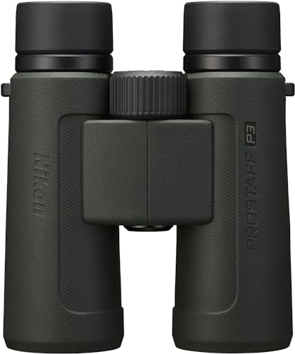 Nikon PROSTAFF P3 10x42 Binocular | Waterproof, fogproof, rubber-armored Full-Size Binocular, wide field of view & long eye relief | Official Nikon USA Model | Waterproof, fogproof, wide Field of View, long Eye Relief, rubber-Armored Full-Size Binocular -