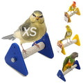 Sweet Feet and Beak Baby Weaning Stand, X-Small Training Bird Perch | 3 Adjustable Heights, Training & Play Stand, Easy to Clean, Handmade in USA, For Baby Finches, Canaries & Small Budgies - size: Extra-Small