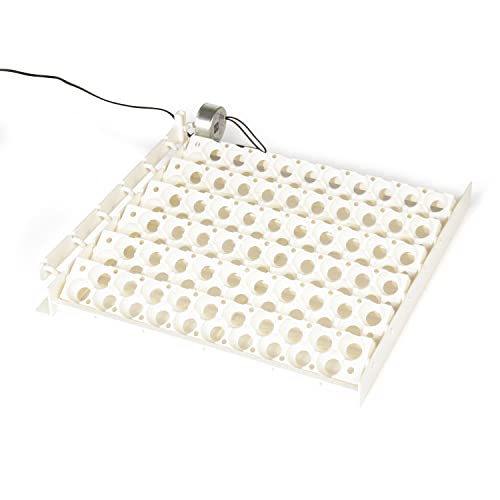 Farm Innovators 3400 Quail Rail Fits 240 Small Eggs, Replaces Standard Chicken, Goose, & Duck Trays in Model 3200 Automatic Egg Turner (12 Pack)