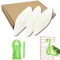 5.5"-7.1" inches Large Cuttlebone for Birds - 100% Natural Cuttlefish Bone Bulk Chew Toy Bird Bites Calcium Stone for Canaries Tortoises,Snails,Reptiles,Parrots,Cockatiel -3pcs - size: 3PCS