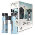 ZOOMR 10x34 Binoculars for Adults, BAK4 Prism - Miami Blue | Lightweight, Fully Multi-Coated Optics, Smartphone Adapter Compatible, Waterproof IPX5/6 PORTR™ Strap with Easy Click Closure - color: Miami Blue