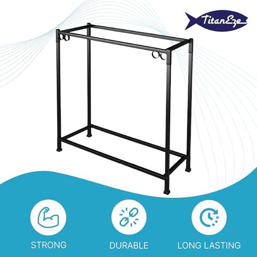29 Gallon Double Aquarium Stand (2 Stands in 1), Fish Tank Stand, Bird Cage Stand, 32.5" W x 32 "H x 13" D