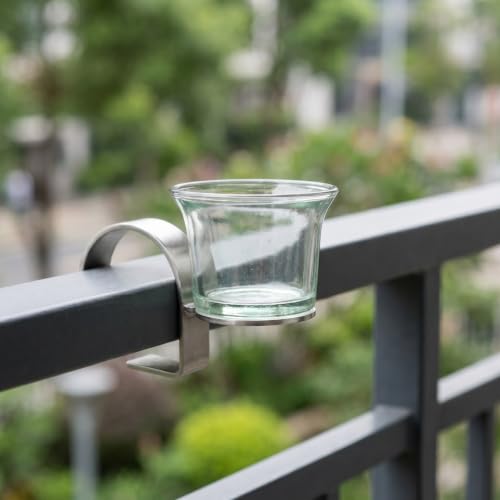 BESPORTBLE 4 Pack Oriole Feeder Replacement Cups Glass Bird Feeder Bowls for Outdoor Hanging Weather-Resistant Hanging Glass Bird Cups for Garden Patio Balcony 2.48 X 1.77 X 1.77 in