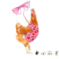 Chicken Harness and Leash Set Adjustable Mesh Breathable Pets Leashs Duck Training Harness for Goose Hen Rooster Parrots Dog Kitten,Pink Peach S - color: Pink, size: S (Chest 9.8-11.8)