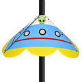 Alien UFO - Shaped Squirrel Baffle for Bird Feeders - Effective Squirrel Deterrent - Colorful & Durable Outdoor Accessory