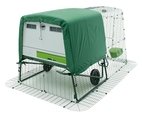 Omlet Extreme Temperature Blanket for Eglu Cube Chicken Coop | Easy to Fit, Bungees Included | Keep Your Chickens Warm and Protected from the Worst that the Weather Can Throw at Them | Green