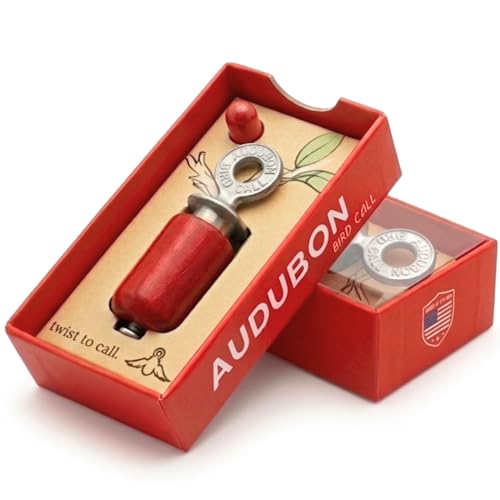 Audubon Bird Call - Red Gift Pack | Authentic Bird Call Whistle. Bird Watching Gifts. Attracts a Wide Species of Birds. Includes Powdered Rosin. Made in the USA - color: Red Gift Pack