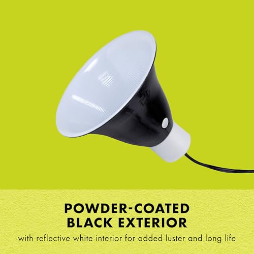 Zilla Premium Reflector Domes 5.5 Inches,Black - size: 5.5 Inch (Pack of 1)