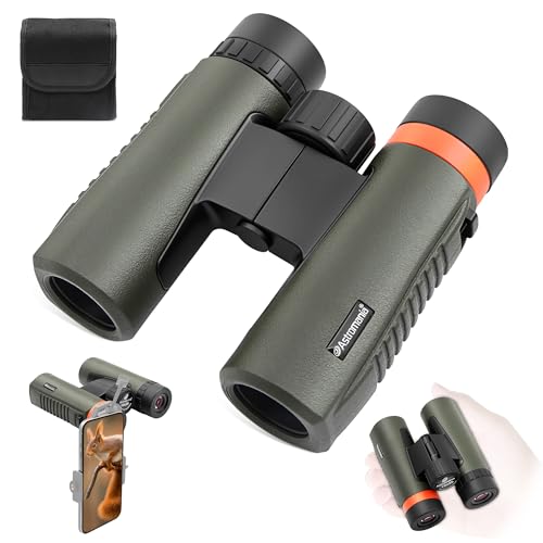 Astromania 10x26 Waterproof Compact Binoculars for Traveling, Wildlife, Camping and Sport Games, Theater and Concerts, Bird Watching