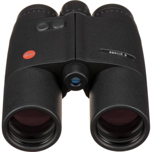 LEICA Geovid R Gen 2022 Compact Lightweight Hunting Bird Watching Rangefinder Binoculars with Carrying Strap Incuded, 10x42 - size: 10x42
