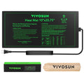VIVOSUN 10" x 20.75" Durable Waterproof Seedling Heat Mat | UL & MET-Certified Warm Hydroponic Heating Pad for Germination, Indoor Gardening, Greenhouse - size: 10"x20.75"