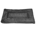 Petmate Aspen Pet Rectangular Kennel Mat, Dark Gray, for 19' Crates, 16.0" L x 9.0" W x 1.5" Th - size: Up to 10 lbs