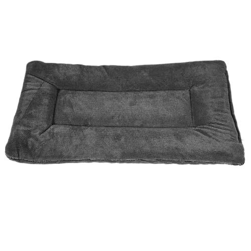 Petmate Aspen Pet Rectangular Kennel Mat, Dark Gray, for 19' Crates, 16.0" L x 9.0" W x 1.5" Th - size: Up to 10 lbs