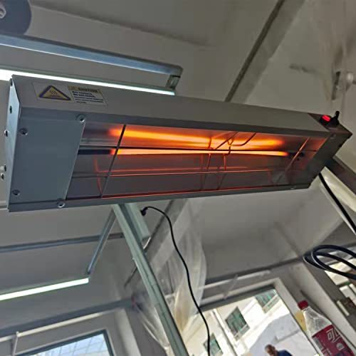 24 Inch Food Heat Lamp Commercial Food Warmer Overhead Strip Warmer 500 Watts with Chain and Us Plug,110v (24") - size: 24"