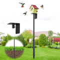 Bird House Poles for Outdoors, Heavy Duty 75 Inch Birdhouse Stand Stake 1 Inch Diameter Metal Bird Mounting Pole for Yard Garden - size: 75"