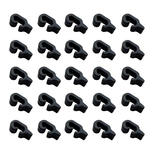 60 Pcs Plastic Pet Cage Door Clips for Small Pet Bird Hamster | Black Rabbit Cages Connector Clamp