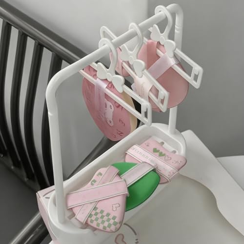Makeup Sponge Rack, Sponge Drying Rack For Storing Beauty Eggs Display Rack, Makeup And Beauty Mixed Sponge Storage Rack, Makeup Sponge Box,1 Drying Rack and 10 Hangers