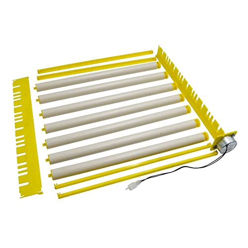 HBtree Automatic Multifunction Incubator Egg Tray Turning Hatcher for Chickens/Ducks/Birds/Poultry（7 Tubes） - color: 7 Tubes