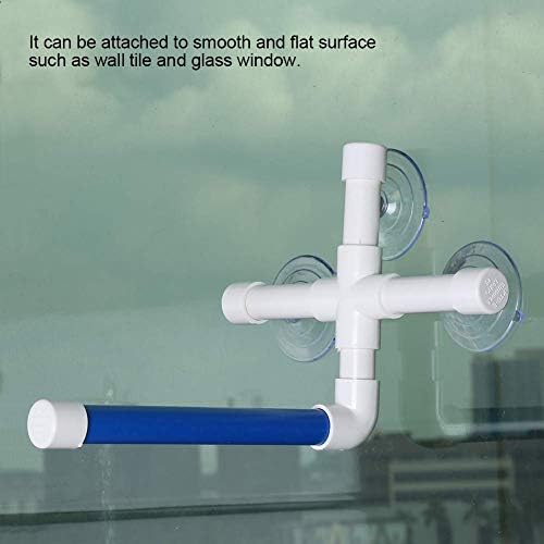 Parrot Bath Perches Standing with Suction Cup, Parrot Bath Stands Shower Perch Toy for Bird Parrot Macaw Cockatoo African Greys Budgies Parakeet