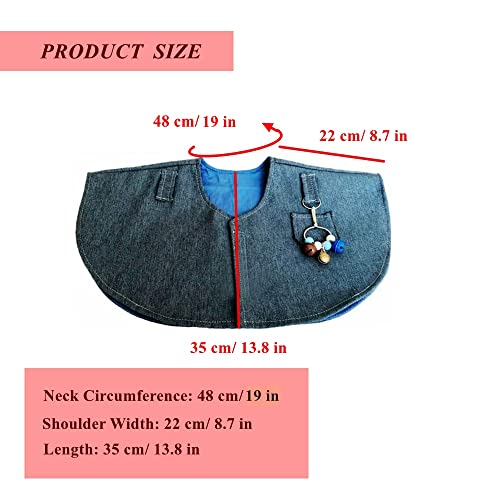 Parrot Anti-Scratch Shoulder Bird Anklet Toys, Multi-Functional Bird Diaper Flight Suits Pee Pads Diaper Poop Shawl for Small Medium Cockatiel Parakeet Macaw Lovebirds Finches (Shoulder Protector-XL) - style: Shoulder Protector-XL