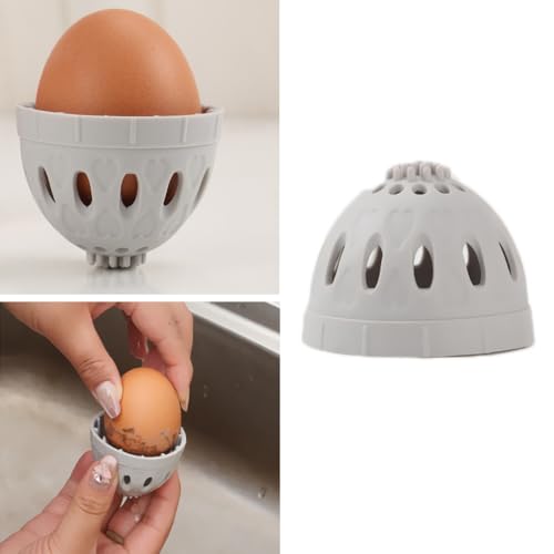 2 Pack Egg Washer Egg Brush Rotating Scrabber Chicken Coop Remover Cleaning Tool Silicone Egg Cleaner for Farm Fresh Eggs Backyard Chickens Duck Egg Washing Eggs Potatoes