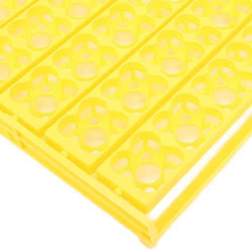 Akozon 156pcs Fully Automatic Egg Incubator Tray Durable Plastic Egg Turner for Chicken, Duck, and Quail (110V)
