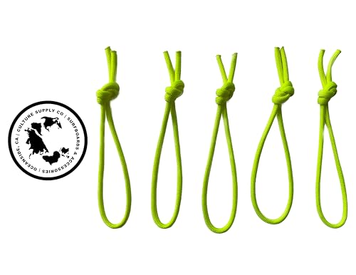 Culture Supply 5-Pack Surfboard Leash Strings - color: White