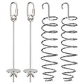 4PCS Millet Holder, Bird Foraging Feeder Set for Small to Medium Birds, Includes 2 Millet Holders and 2 Fruit Forks