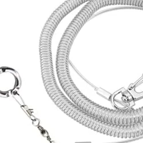 Parrot Flying Rope,19.7ft Ultra Light Anti Bite Portable Bird Flying Training Leash Parrot Foot Chain Pet Bird Supplies for Macaw African Greys Parakeet Cockatoo