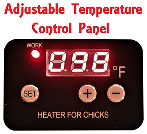 10"x10" Chick BROODER Heating Plate 13-WATTS Digital Heat Temperature Adjustable