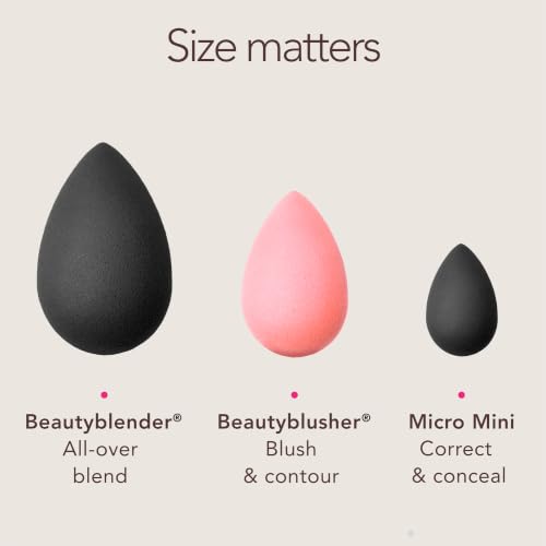 Beautyblender® | Pro Blender Makeup Sponge | Blend Liquid Foundations, Powders and Creams | Streak Free Application | Vegan, Cruelty Free | Made in USA - color: Pro Black