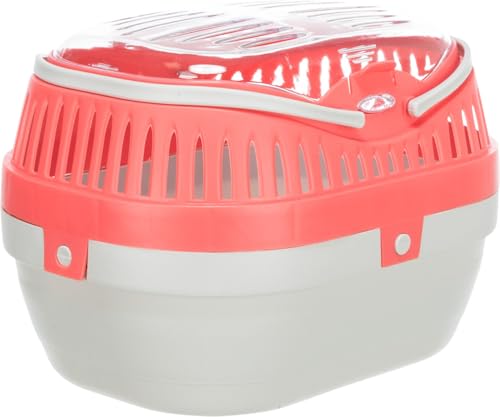 Trixie Pico Transport Crate, Small Pet Carrier, Portable Travel Carrier, for Small Pets, Hamsters, Guinea Pig, Lizards | Portable Pet Carrier, Ideal for On-The-Go, Traveling Cage for Small Pets, Bunnies, Hamsters, Guinea Pigs, Lizards - size: 11.8"L x 8.3