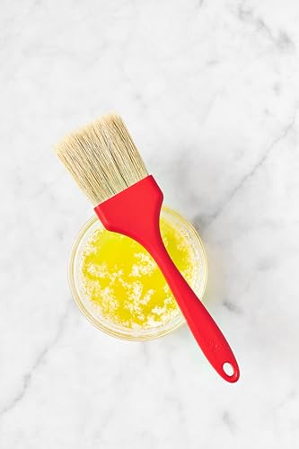 King Arthur Baking Company Professional Pastry Brush, Natural Boar Bristles, 2-Inch, For Butter, Egg Wash, Glaze And Baking Prep (Pack of 2) - size: 2-Inch (Pack of 2)